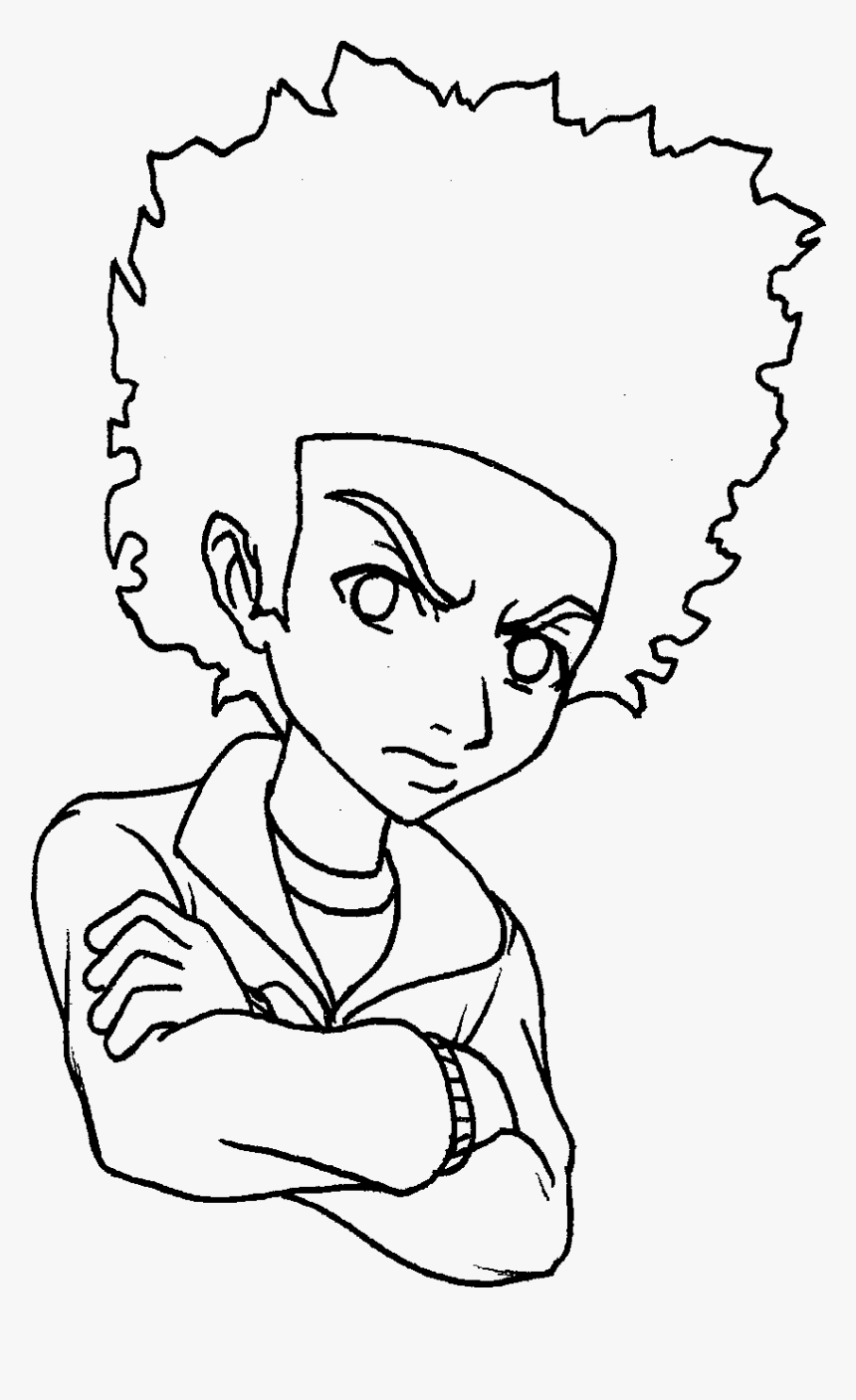 Huey At Getdrawings Com Free For Personal - Drawing Riley Freeman, HD Png Download, Free Download