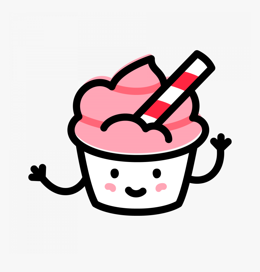 Waving Pink Cupcake - Ponquesitos Para Colorear, HD Png Download, Free Download