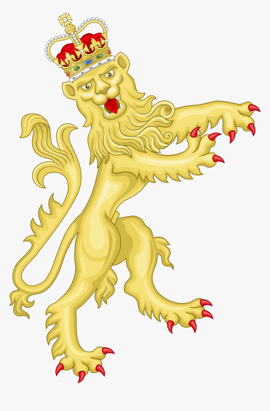 Transparent Lion Dance Clipart - British Coat Of Arms Lion, HD Png Download, Free Download