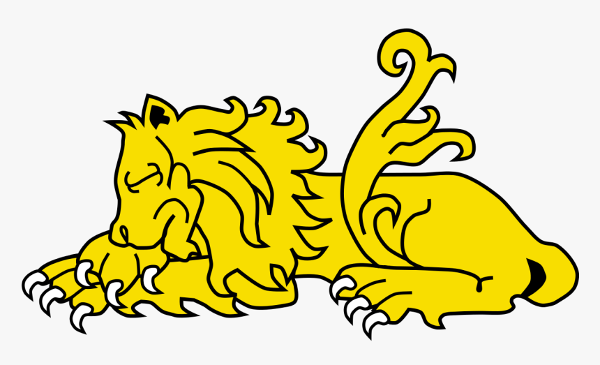 Lion Dormant Heraldry, HD Png Download, Free Download