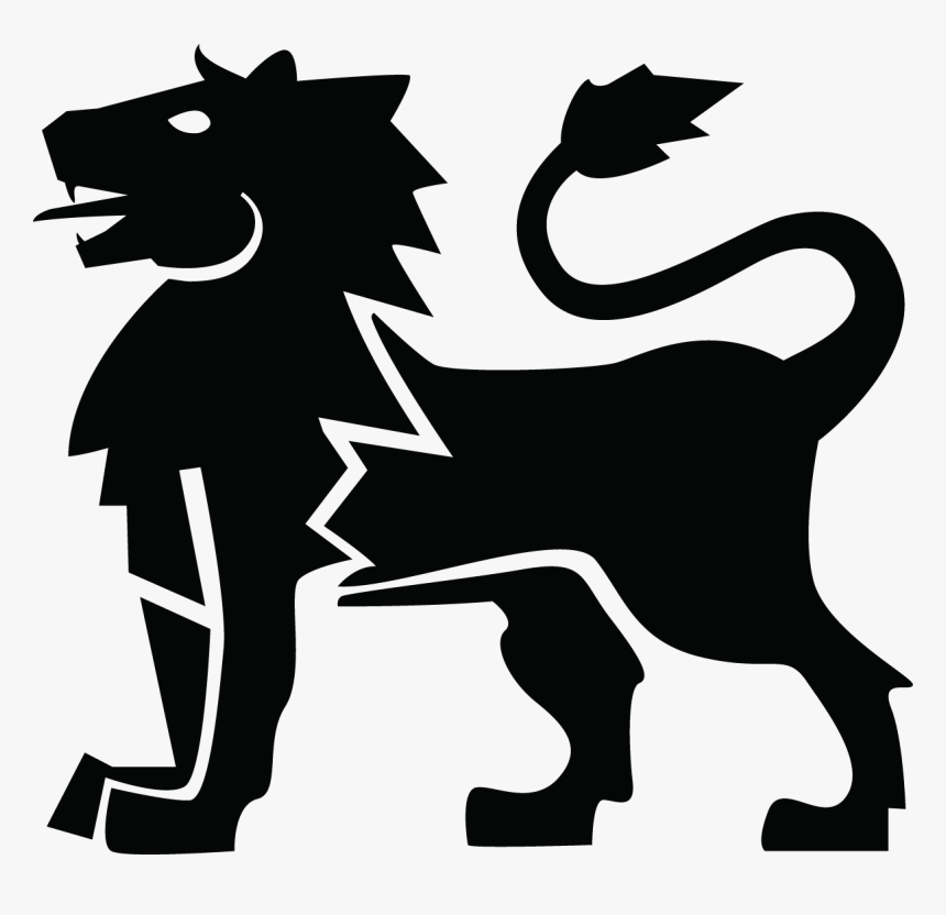 Lion Heraldry Clip Art - Heraldic Lion Vector Png, Transparent Png, Free Download