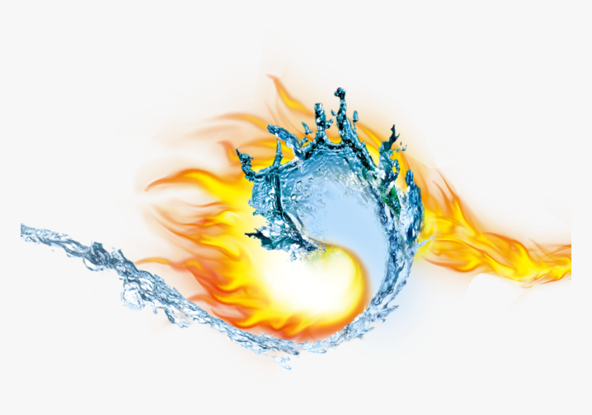 Ice Clipart Fire - Fire And Ice Png, Transparent Png, Free Download