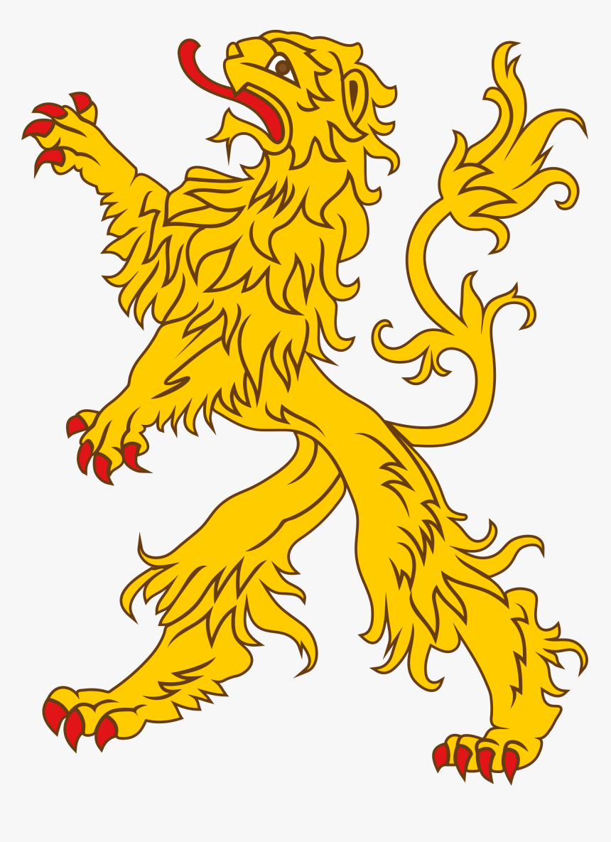 Transparent Heraldic Lion Clipart - Heraldic Lion, HD Png Download, Free Download