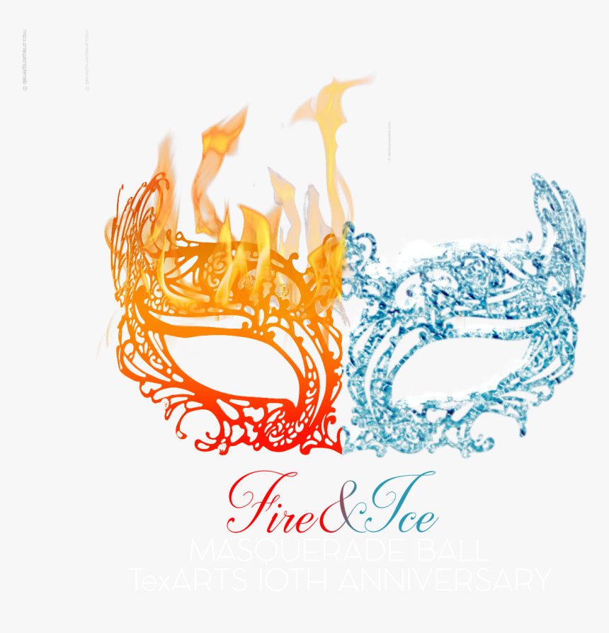 Logo Design By Lei - Fire And Ice Masquerade, HD Png Download, Free Download