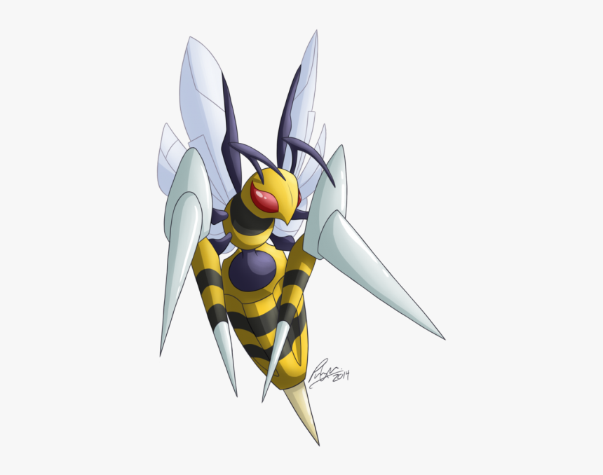 Beedrill-1 - Cartoon, HD Png Download, Free Download