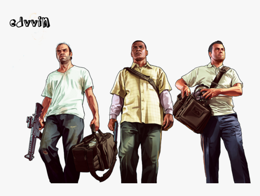 Thumb Image - Gta V Characters Png, Transparent Png, Free Download