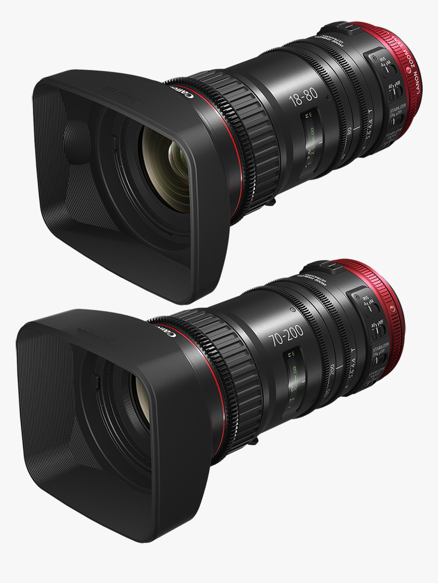 New Compact Servo Is Cine Zoom Package Added - Canon Cine Zoom 70 200, HD Png Download, Free Download