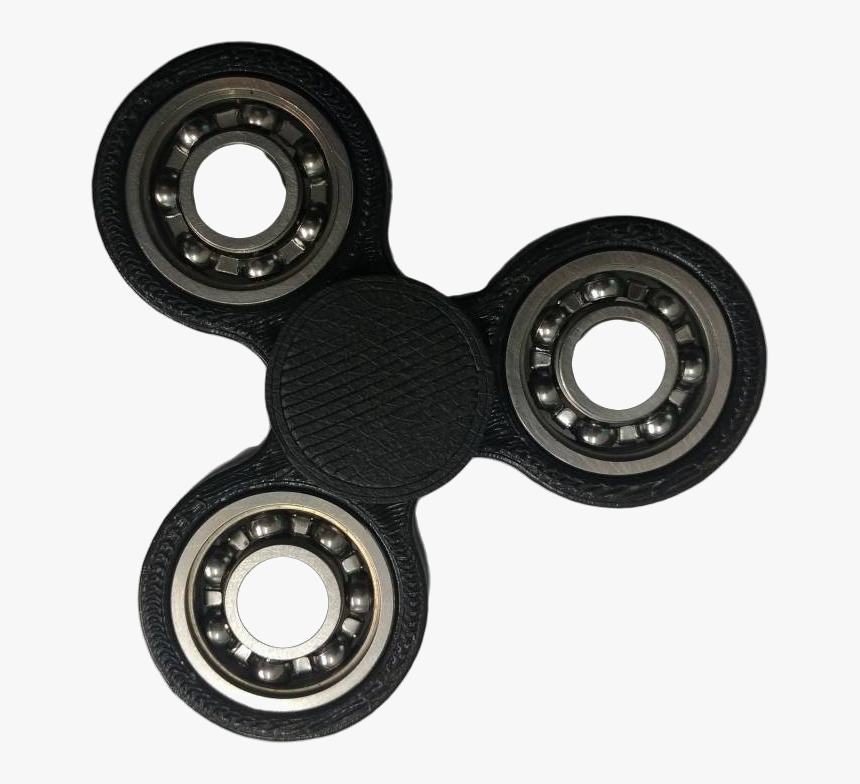 Black Fidget Spinner Png Photos - Roller Skates, Transparent Png, Free Download