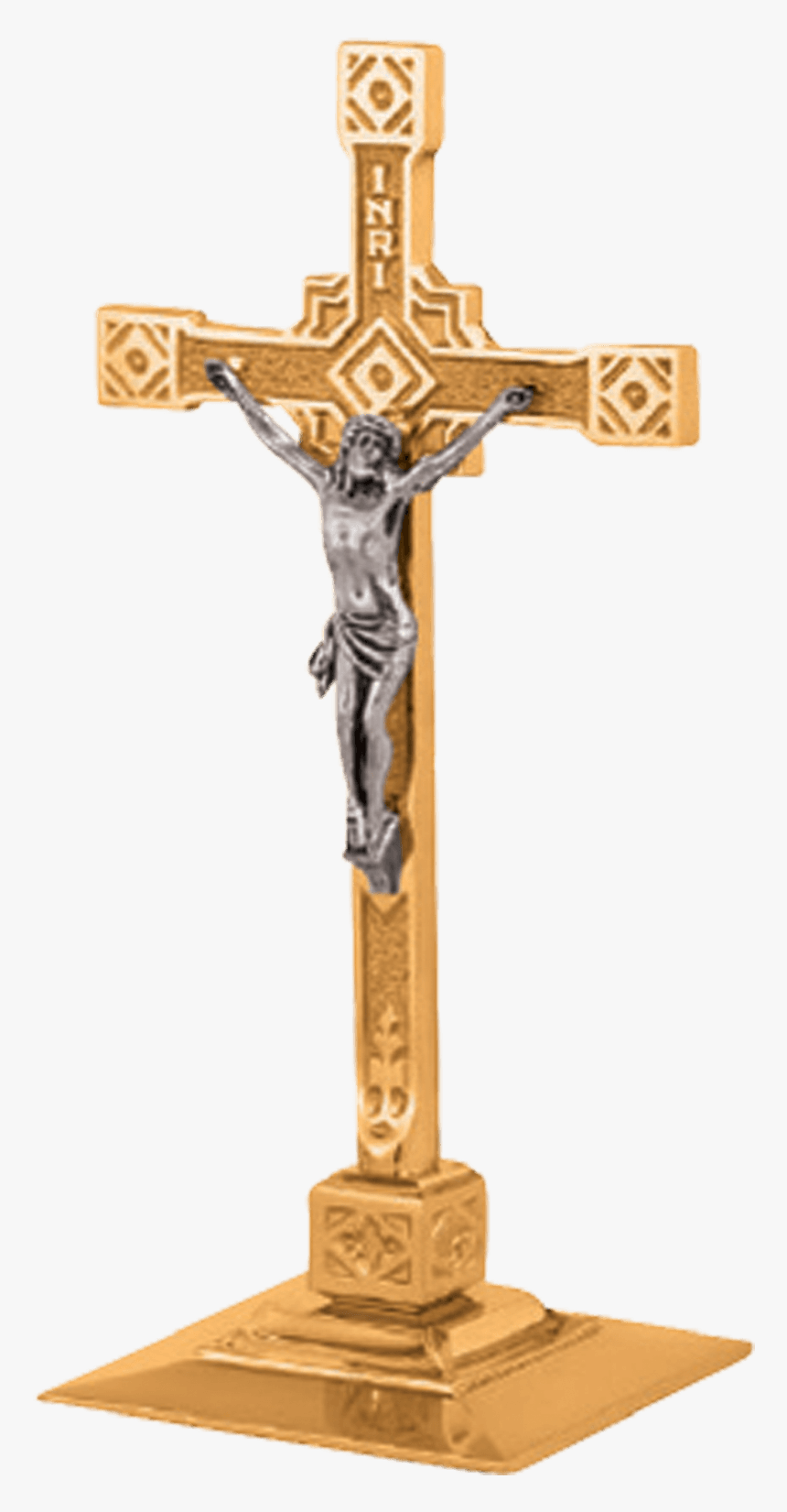 Altar Crucifix Cross Church - Kuthu Vilakku, HD Png Download, Free Download