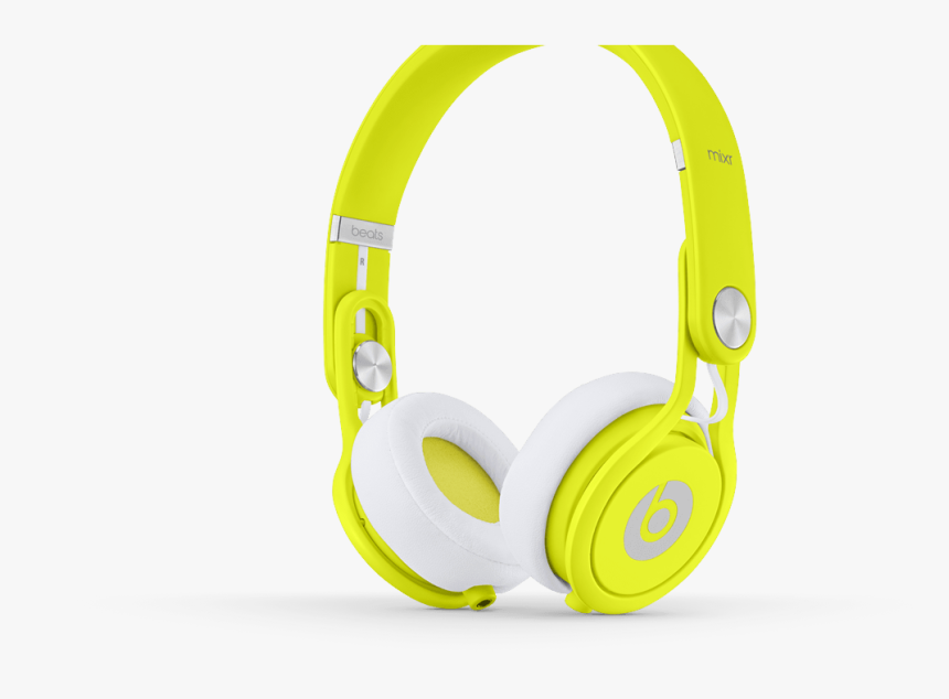 Casque Beats Mixr Jaune Fluo, HD Png Download, Free Download