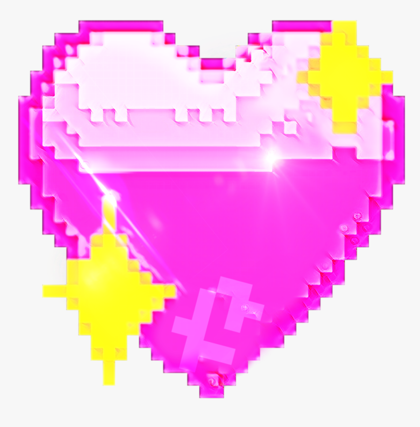 3 Ttkocistickers 8bit Pixel Heart Glitter Spa - 8bit Png, Transparent Png, Free Download