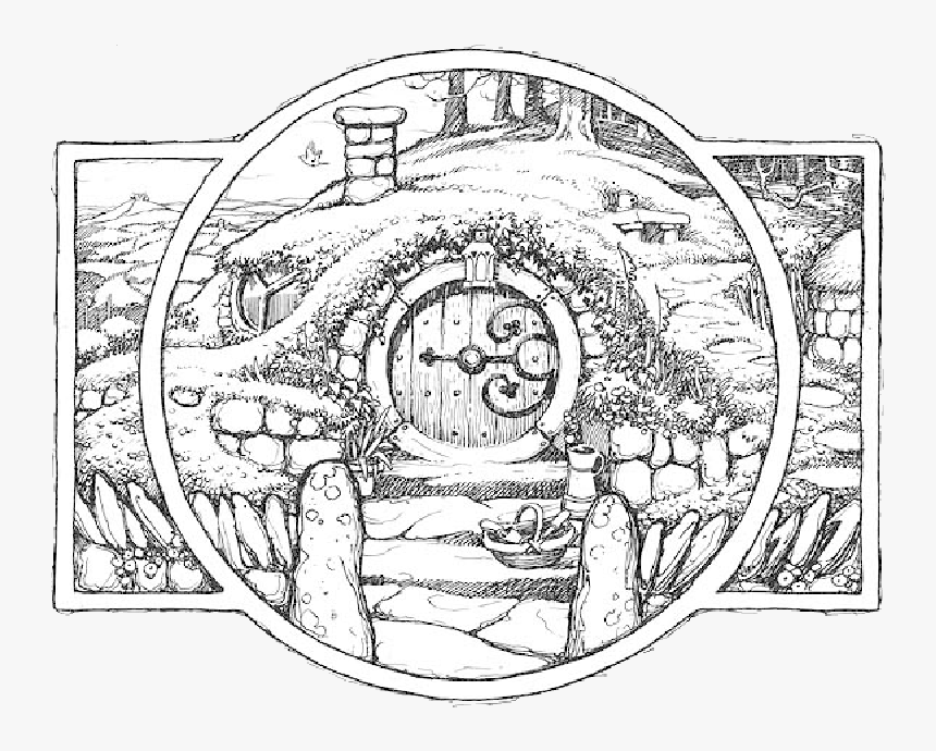 Celebrating International Day - Simple Hobbit Hole Drawing, HD Png Download, Free Download