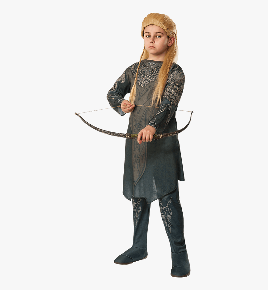 The Hobbit Boys Legolas Greenleaf Costume - Legolas Costume, HD Png Download, Free Download