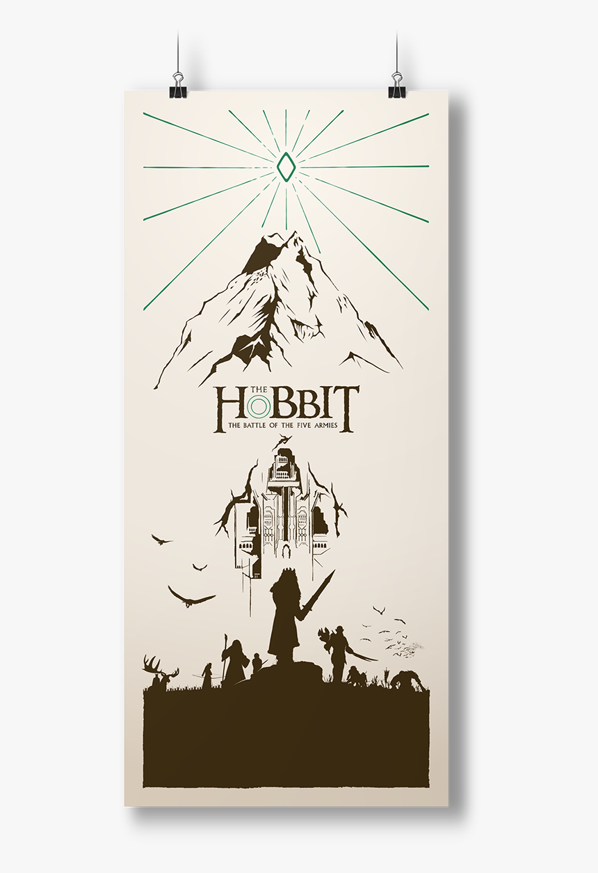 Hobbit The Battle Of The Five Armies Art Poster, HD Png Download, Free Download