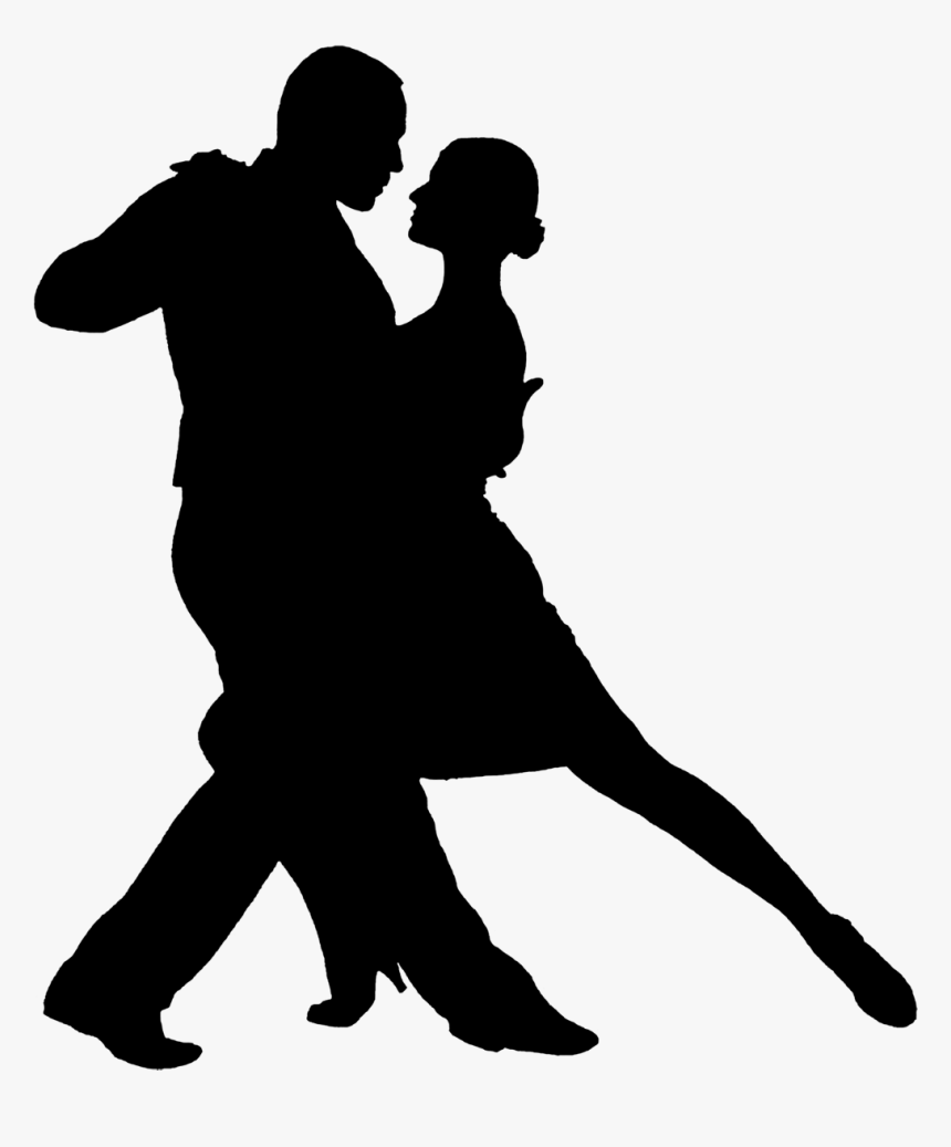 Argentine Tango Dance Silhouette - Tango Silhouette Png, Transparent Png, Free Download