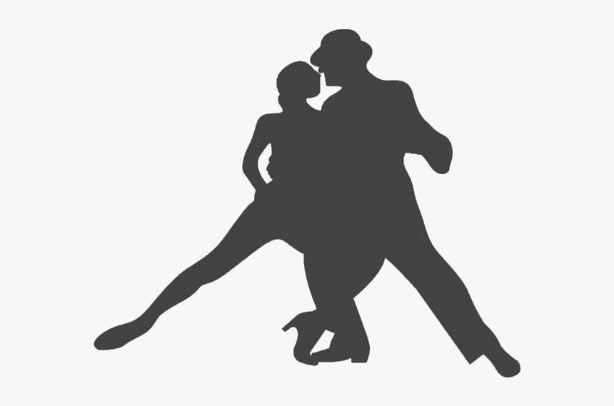Argentine Tango Dance Clip Art - Couple Dancing, HD Png Download, Free Download