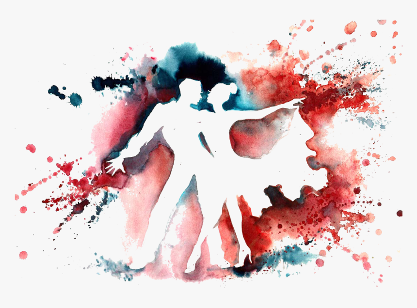 Beautiful And Ballet Men Illustration Dancer Tango - Salsa Dance Abstract Png, Transparent Png, Free Download