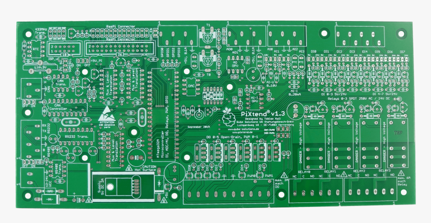 Raspberry Pi Plc Shield Pixtend V1, HD Png Download, Free Download