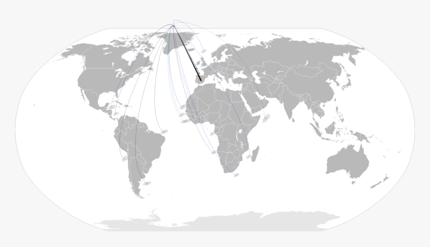 Map,monochrome Photography,globe - World Map With Costa Rica Highlighted, HD Png Download, Free Download