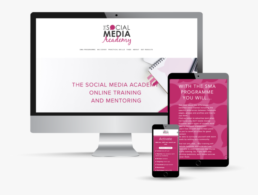 The Social Media Academy - Online Advertising, HD Png Download, Free Download