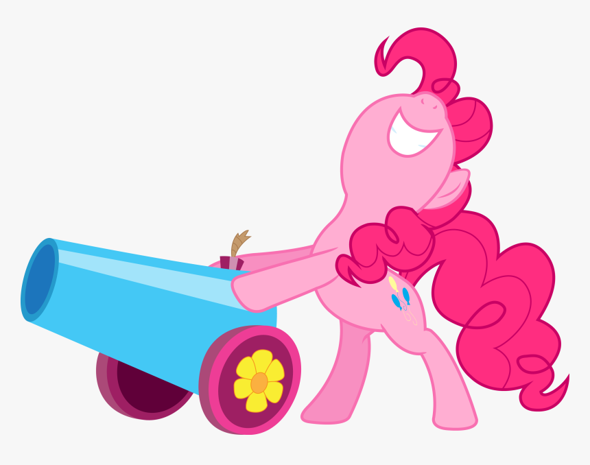 Clip Freeuse Stock Pinkie Pie Party By - Pinkie Pie With Party Cannon, HD Png Download, Free Download