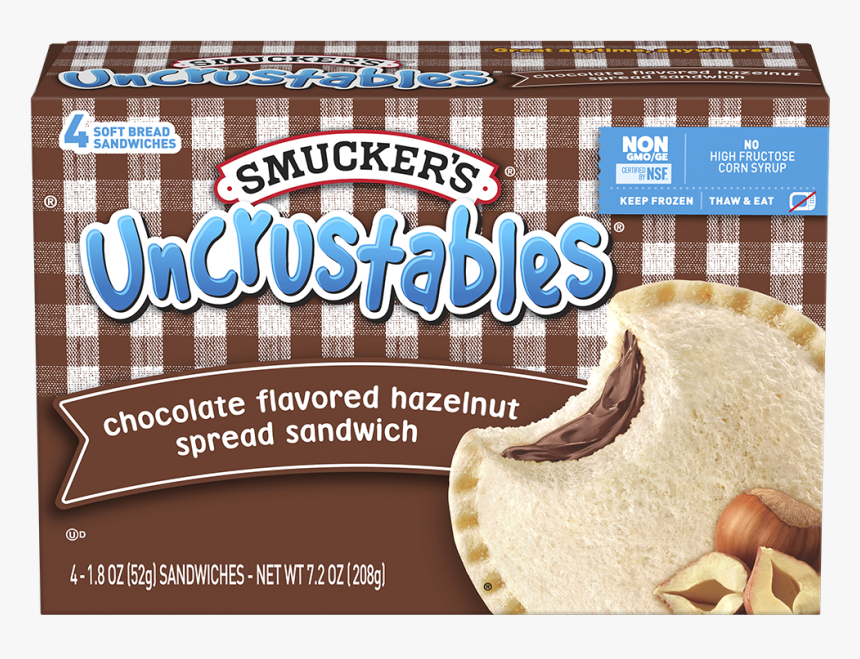 Uncrustables Nutella, HD Png Download, Free Download