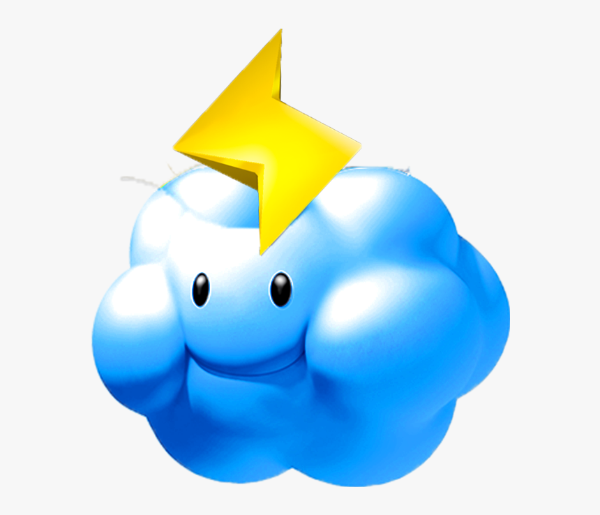 Transparent Mario Cloud Png - Mario Thundercloud, Png Download, Free Download