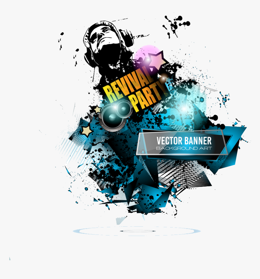 Free Vector Png Image Download1 - Hip Hop Flyer Background, Transparent Png, Free Download