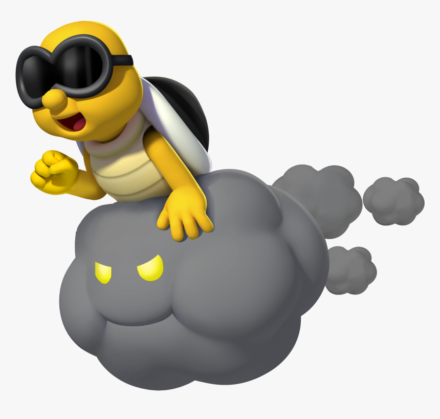 Clipart Clouds Super Mario - Super Mario Nuvem Png, Transparent Png, Free Download