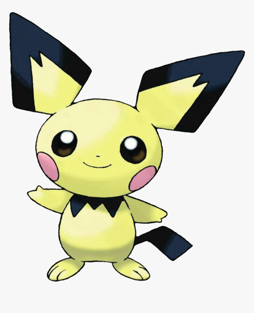 Image Pichu Png Nintendo - Pokemon Pichu Evolution, Transparent Png, Free Download