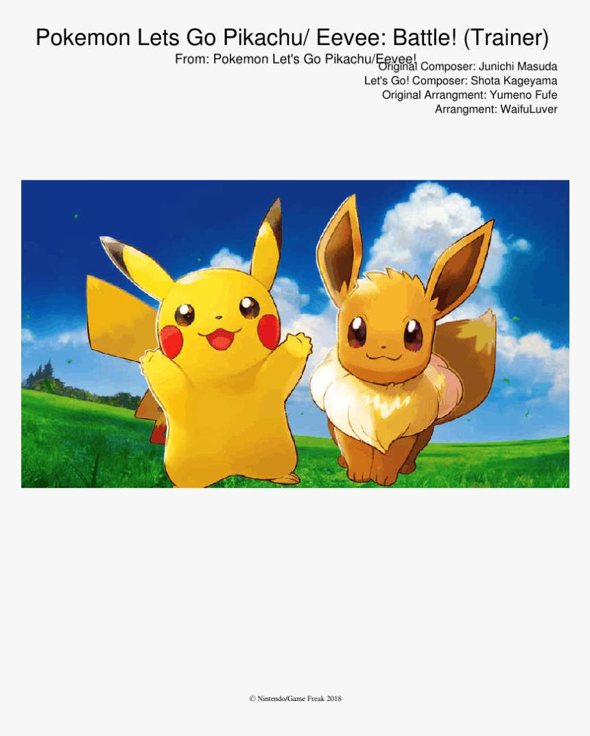 Pokemon Pikachu Eevee, HD Png Download, Free Download