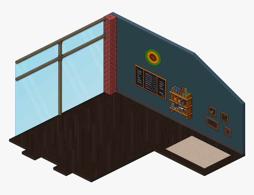 895 8950807 Habbo Bg Cafe Coffee Shop Habbo - Habbo Coffee House, HD Png Download, Free Download