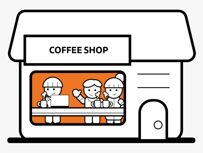 Coffee Shop Png, Transparent Png, Free Download