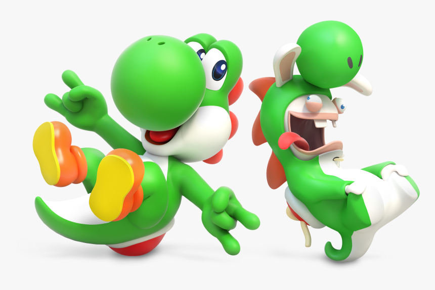 Mario Rabbids Kingdom Battle Lapin Yoshi, HD Png Download, Free Download