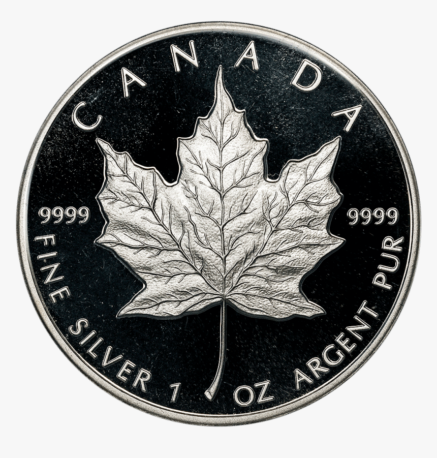 1989 Canada $5 Proof Anniversary Maple Leaf Km - 1989 Proof Gold Maple Leaf, HD Png Download, Free Download