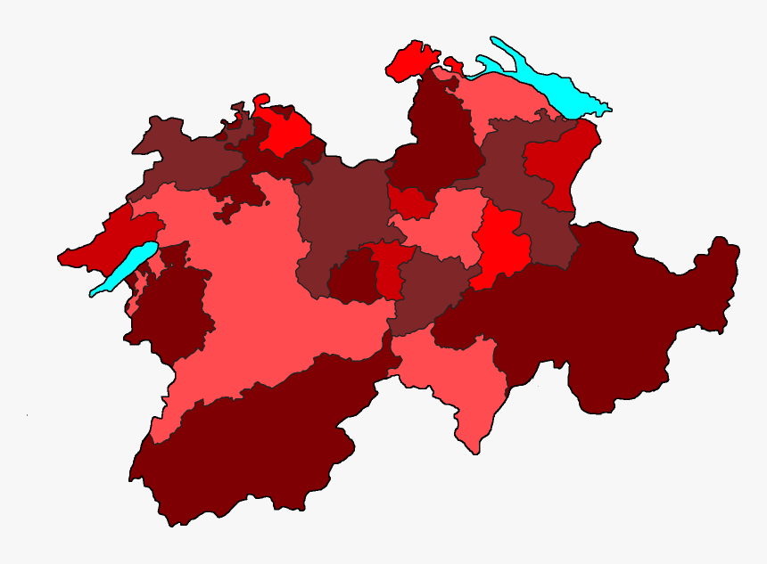 Alternate History - Switzerland Map, HD Png Download, Free Download