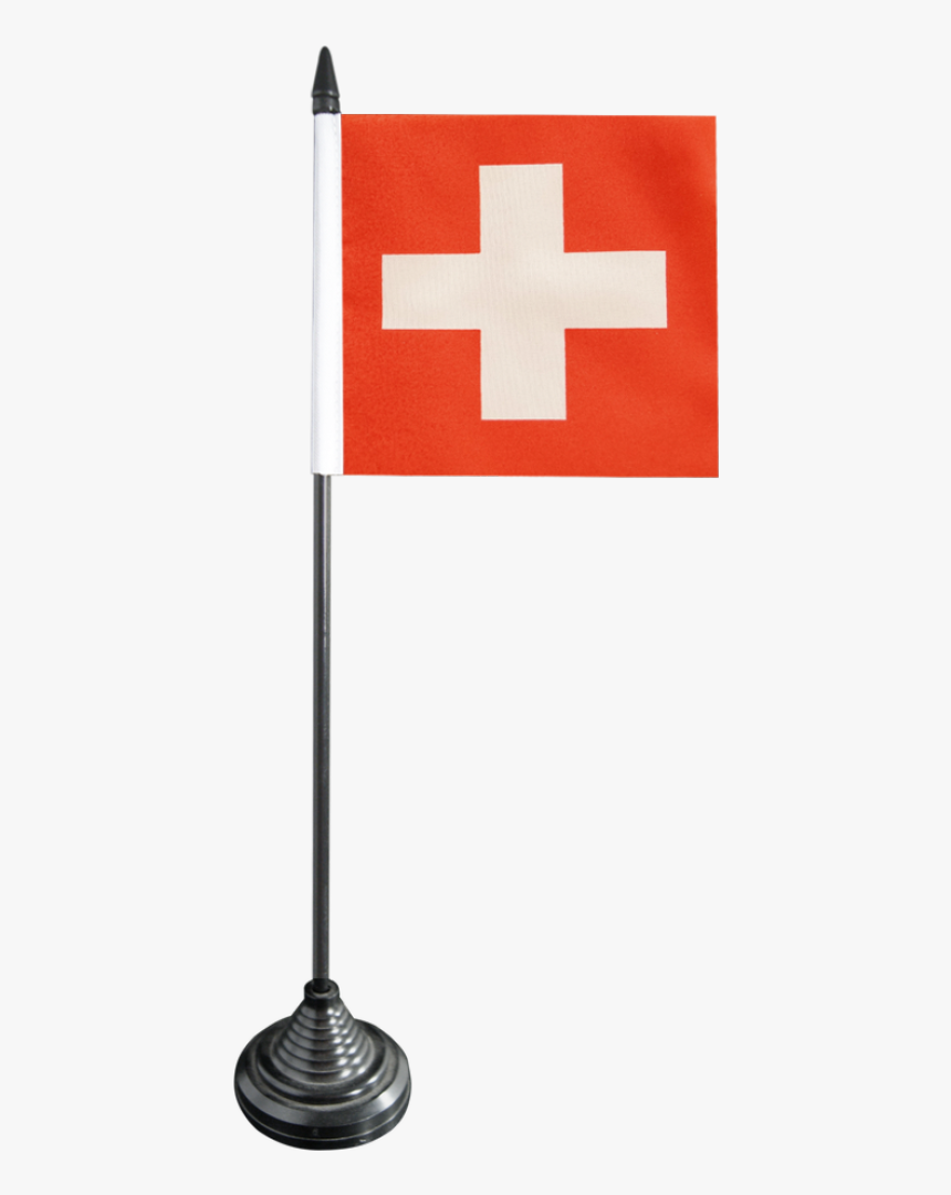 Switzerland Table Flag - Drapeau De La Tunisie Png, Transparent Png, Free Download