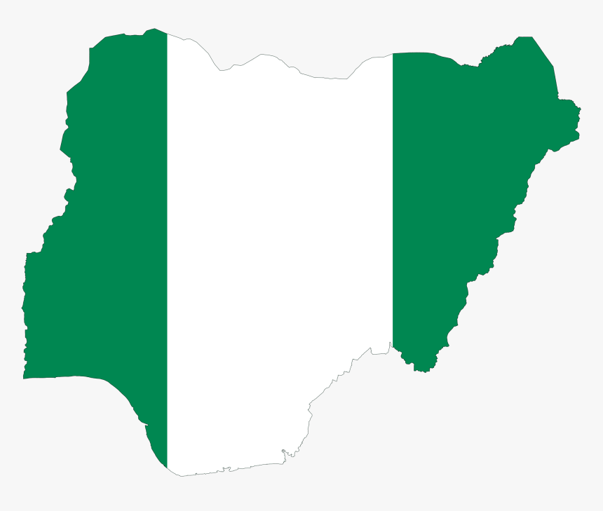 Nigeria Flag In Country, HD Png Download, Free Download