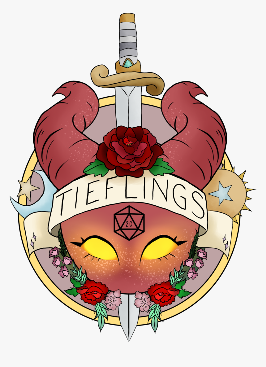 Tiefling Token 4e Rapier , Png Download - Tiefling Sign D&d 5e, Transparent Png, Free Download