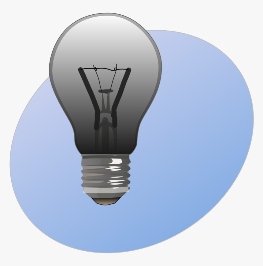 File - Electro - Svg - Incandescent Light Bulb - Incandescent Light Bulb, HD Png Download, Free Download