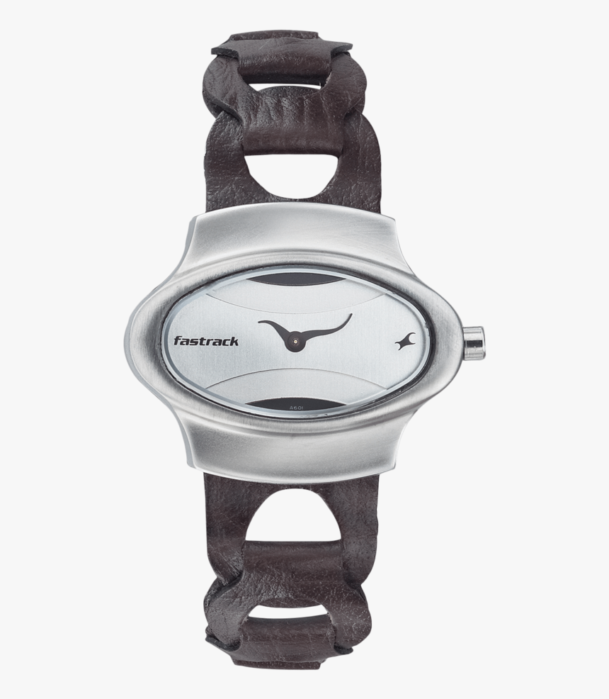 Ladies Watch With Brown Leather Strap - Fastrack, HD Png Download, Free Download