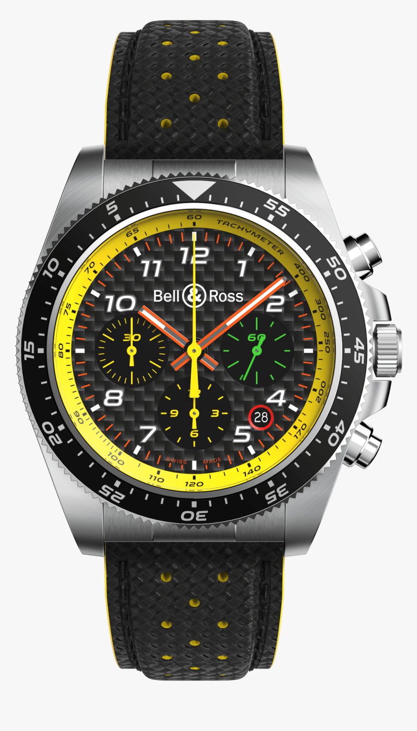 Watch Brv3 94 R - Bell & Ross Br V3 94 Rs 19, HD Png Download, Free Download