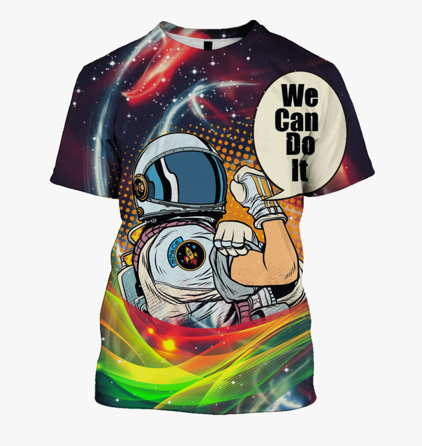 Gearhuman 3d Astronaut I Can Do It Custom T-shirt - Einsatz Engagement, HD Png Download, Free Download