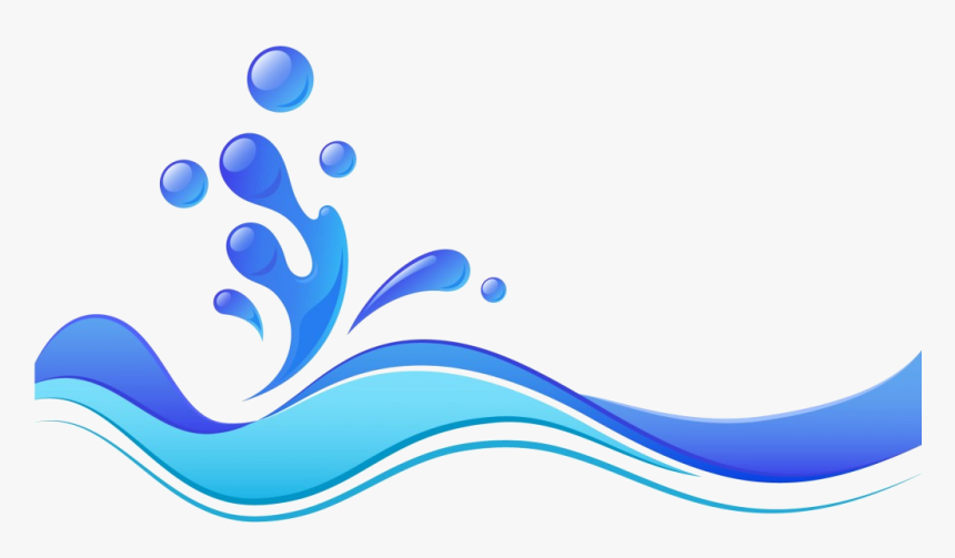 Ocean Drops In The Clip Art Clipart Transparent Png - Water Splash Clipart, Png Download, Free Download