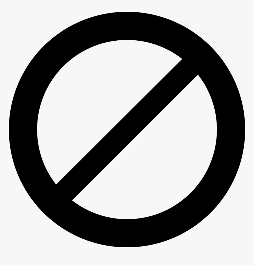 Transparent Cancel Symbol Png - No Sign Png Black, Png Download, Free Download