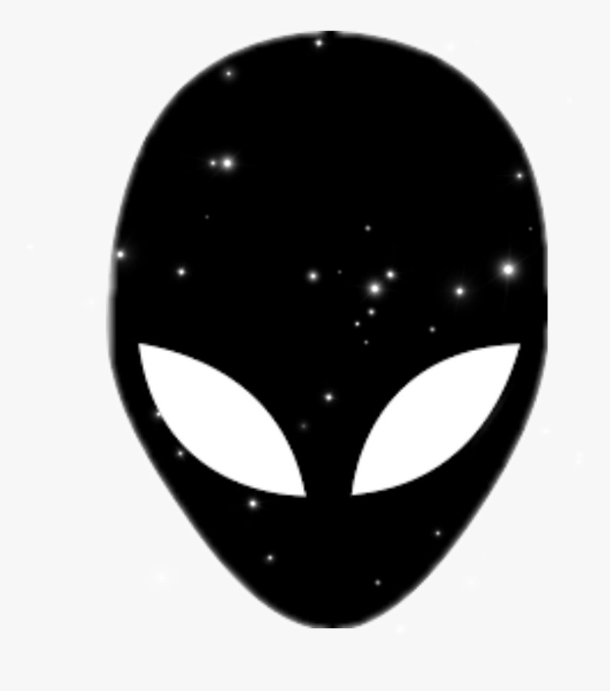 Clip Art Marciano Galaxy Tumblr Arts - Black Alien Logo, HD Png Download, Free Download
