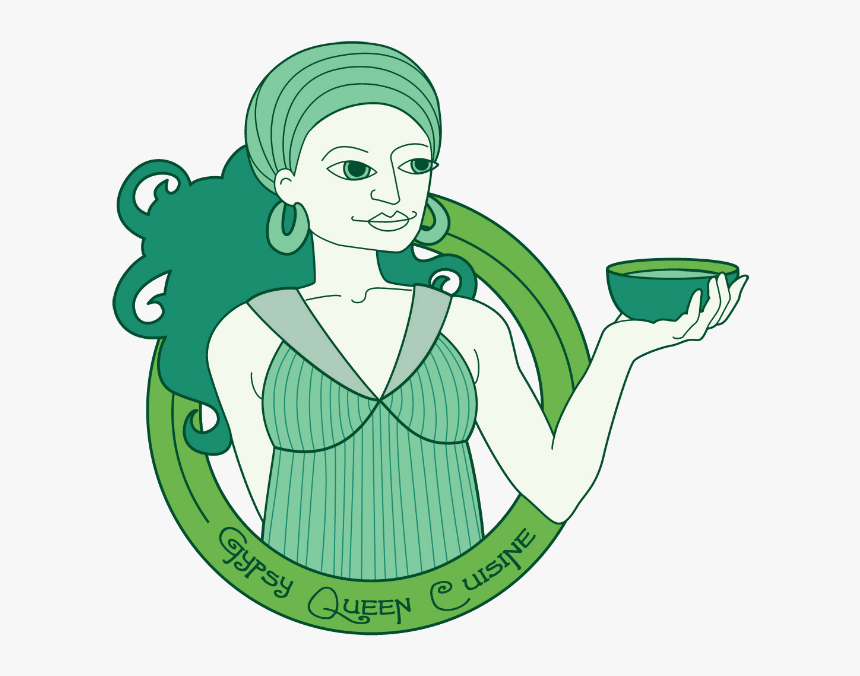 Gypsy Queen Cuisine Clipart , Png Download - Gypsy Queen Asheville Logo, Transparent Png, Free Download