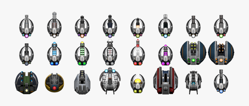 Top Down Robot Sprite, HD Png Download, Free Download