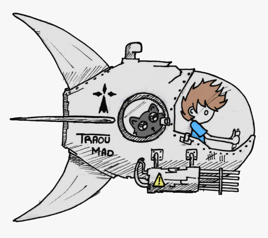 Spaceship Clipart Enemy - 2d Game Player Transparent, HD Png Download, Free Download
