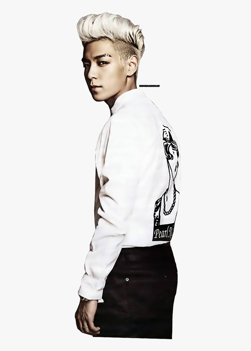 Transparent Bigbang Png Top Big Bang White Hair Png Download Kindpng